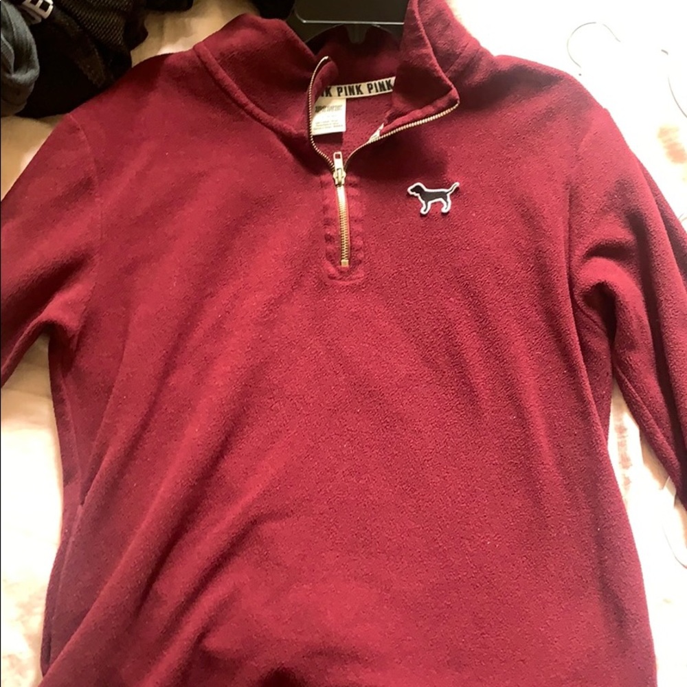Pink Quarter Zip